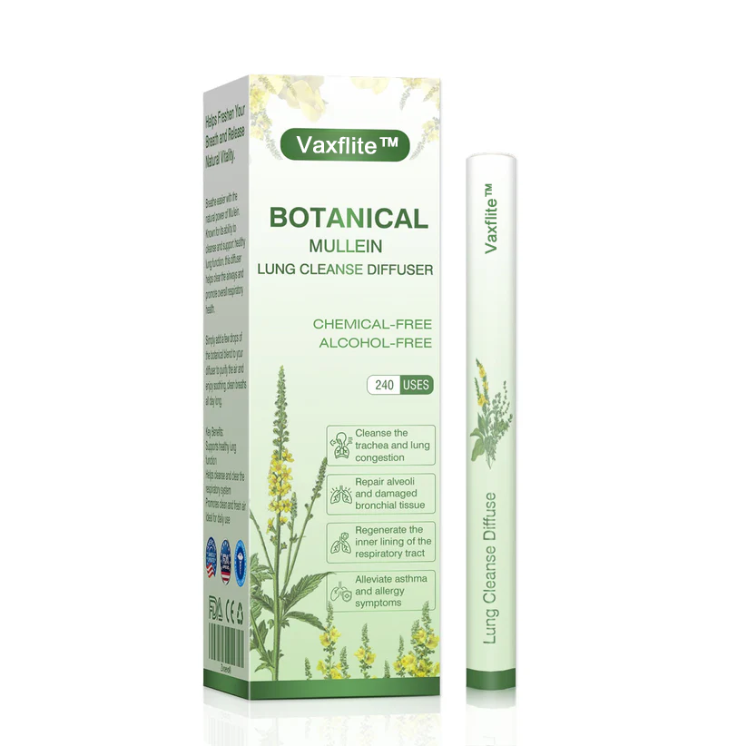 (⏰ Final 3 Hours Only – 30% OFF! 🔥)💖Vaxflite™ Botanical Mullein Lung Cleanse Diffuser✅US Owned and Operated(FZ-2)